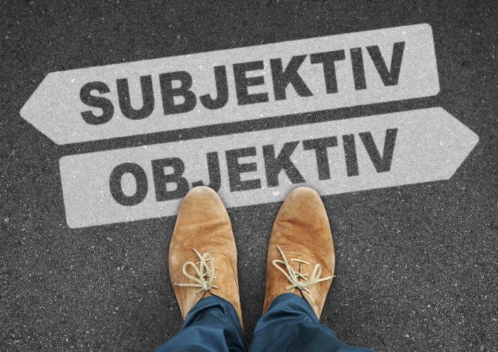Subjektiv Objektiv Subjektiv Objektiv