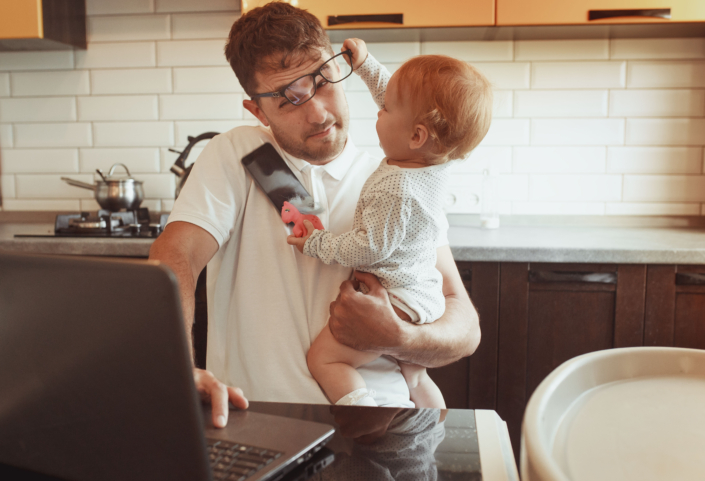 Homeoffice Multitasking
